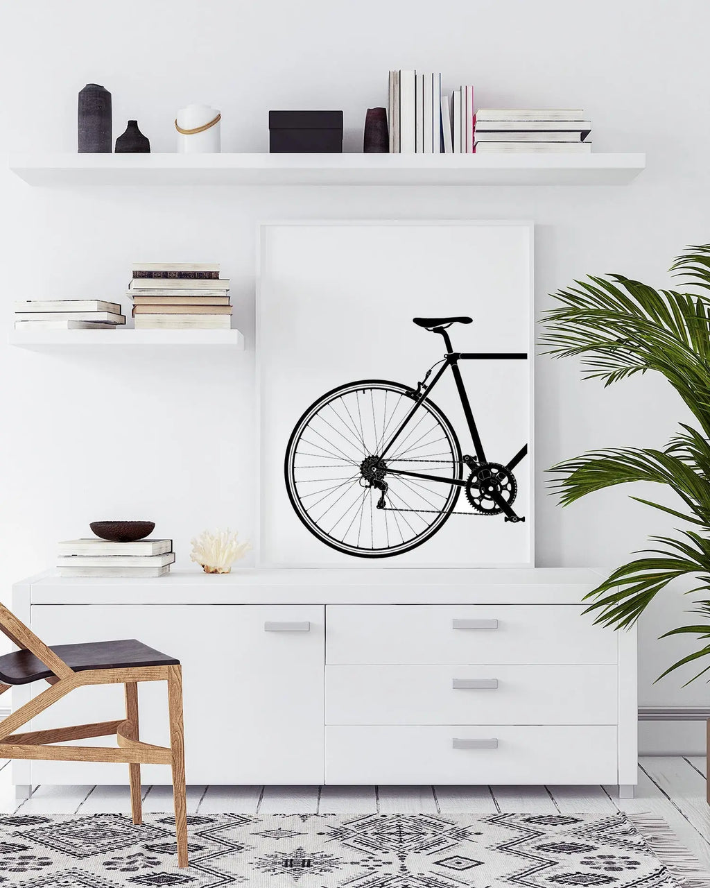 Cuadro Bicicleta Parte Trasera freeshipping - Home and Living