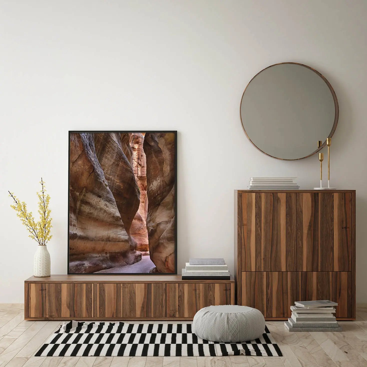 Cuadro Cañón Siq Petra Jordania freeshipping - Home and Living