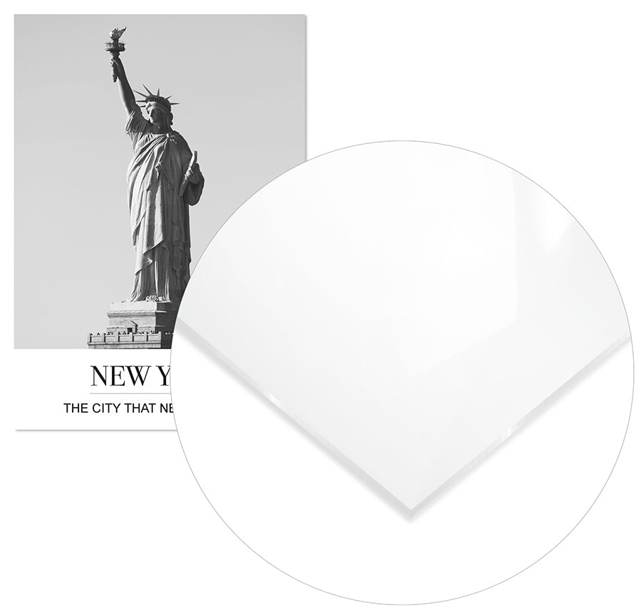 Cuadro Ciudad de Nueva York con Mensaje Home & Living 