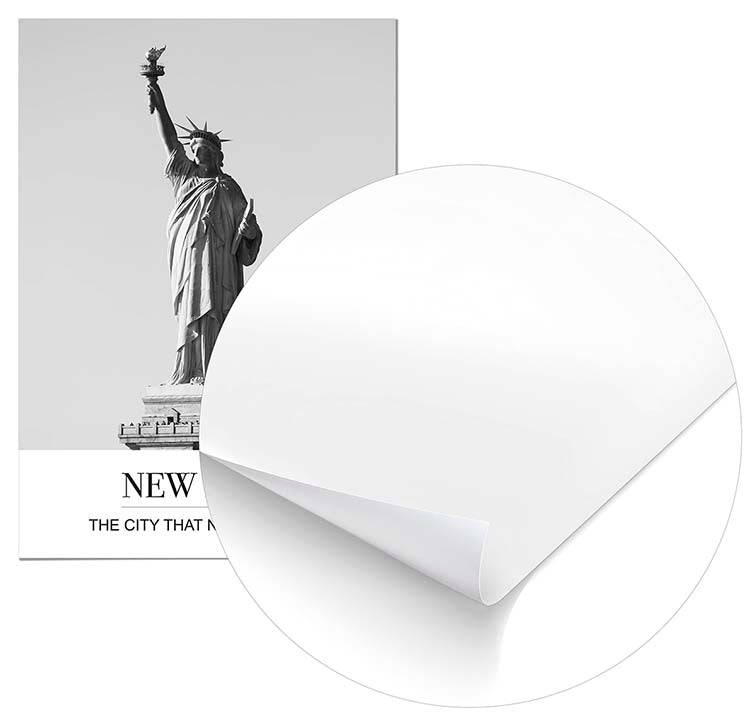 Cuadro Ciudad de Nueva York con Mensaje Home & Living 