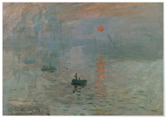 Cuadro Claude Monet Impresión, Sol Naciente freeshipping - Home and Living