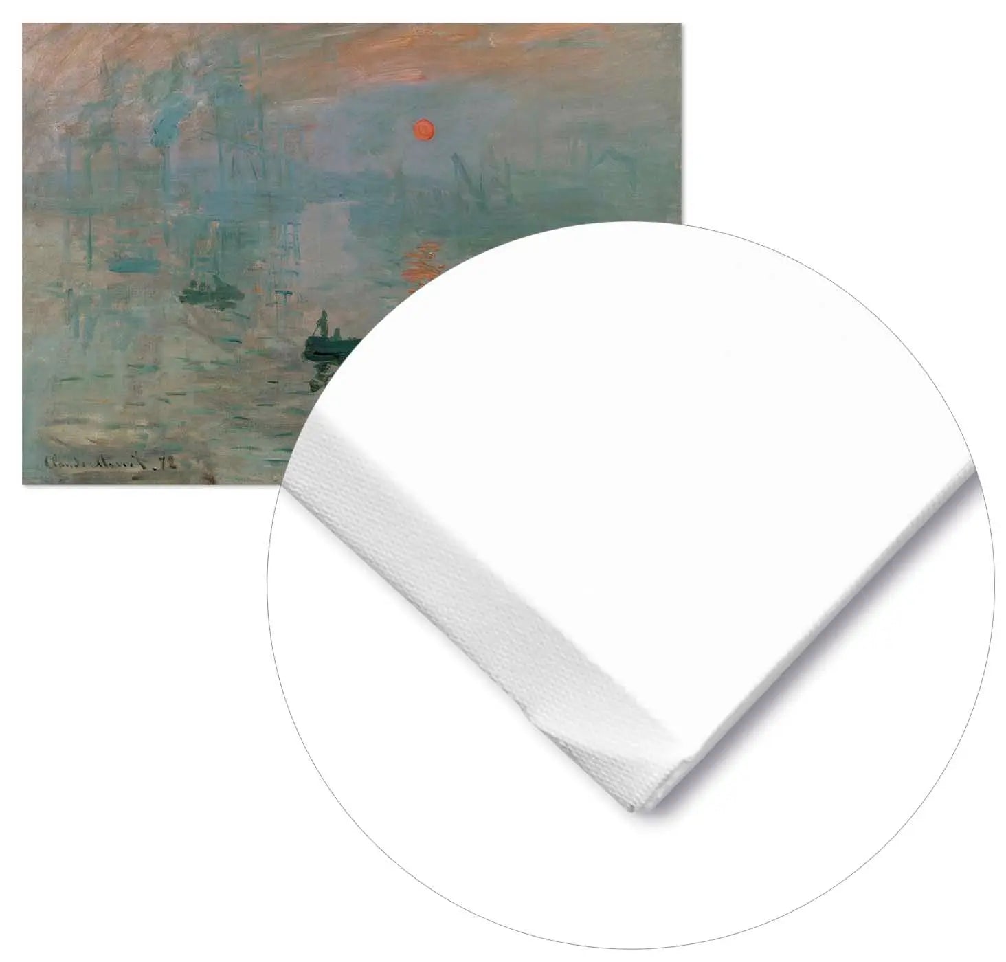 Cuadro Claude Monet Impresión, Sol Naciente freeshipping - Home and Living