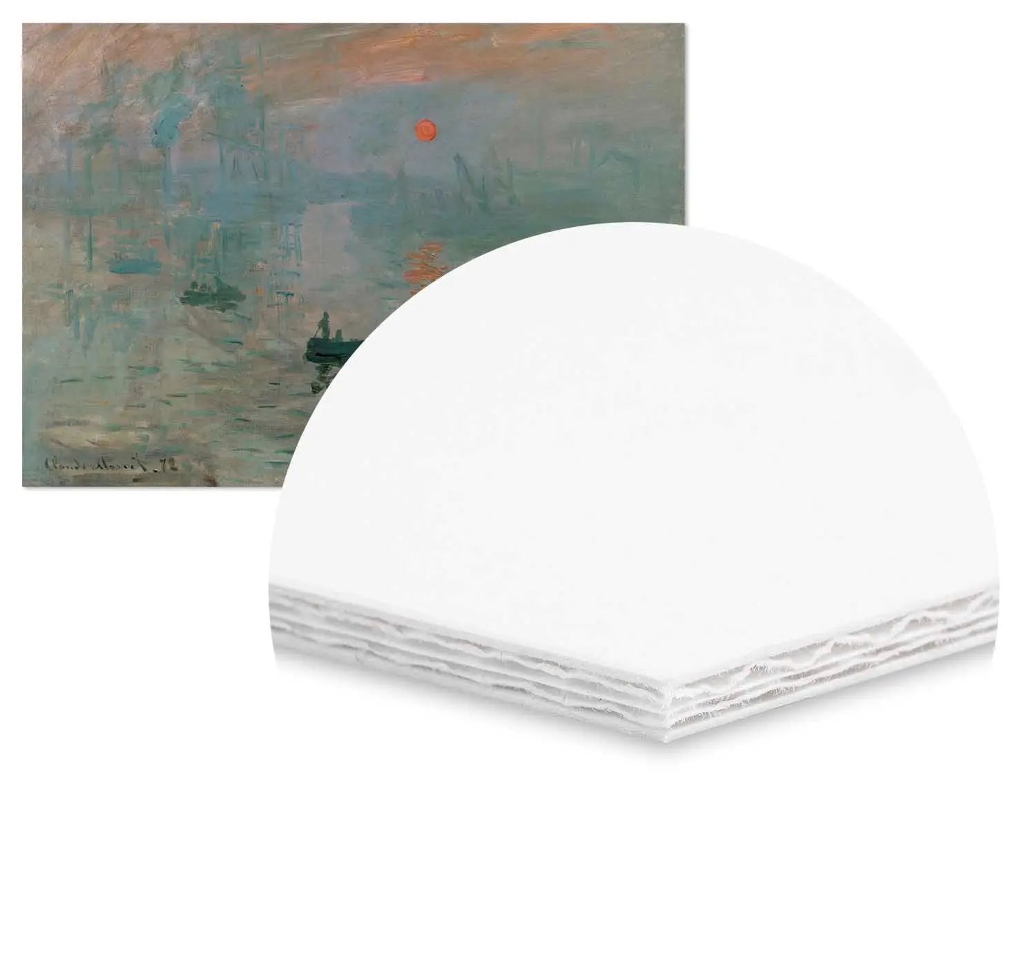 Cuadro Claude Monet Impresión, Sol Naciente freeshipping - Home and Living