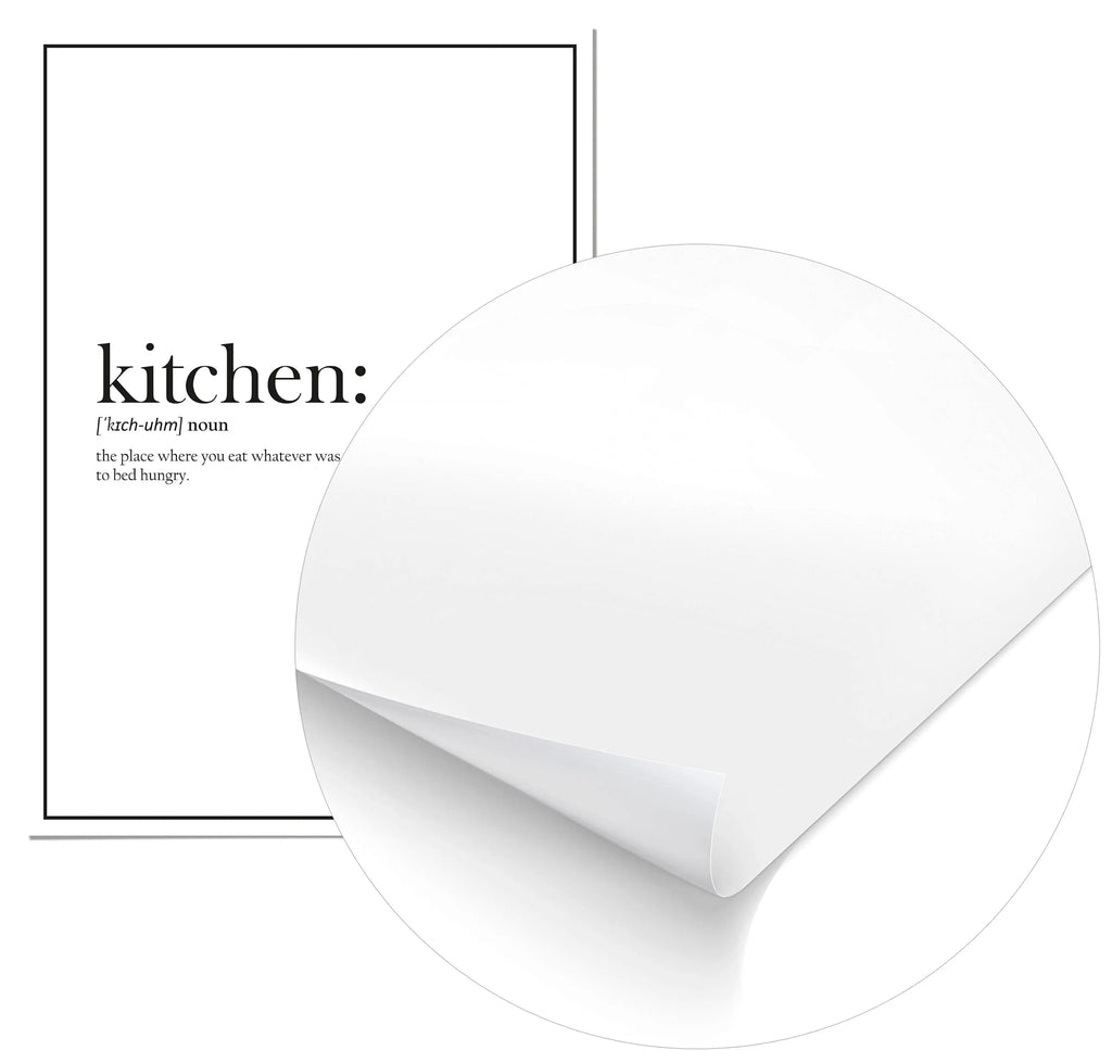 Cuadro Cocina Definición Cocina Home & Living Póster70x100cm