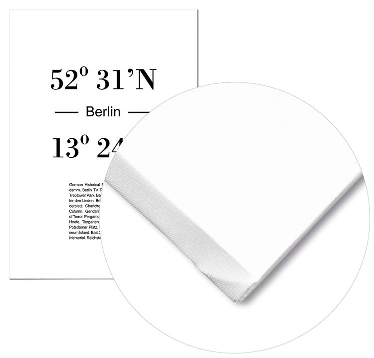 Cuadro Coordenadas de Berlín Home & Living 