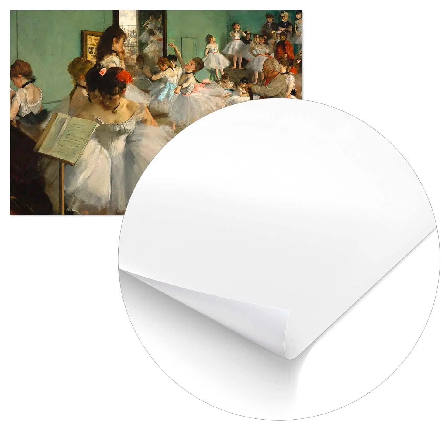 Cuadro Edgar Degas La Clase de Danza freeshipping - Home and Living
