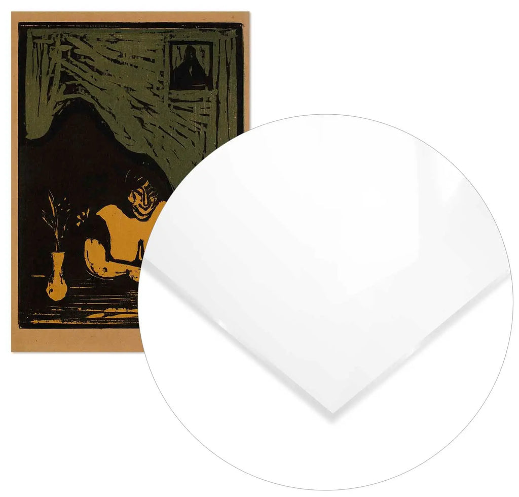 Cuadro Edvard Munch Mujer Home & Living MetacrilatoEnmarcado70x100cm