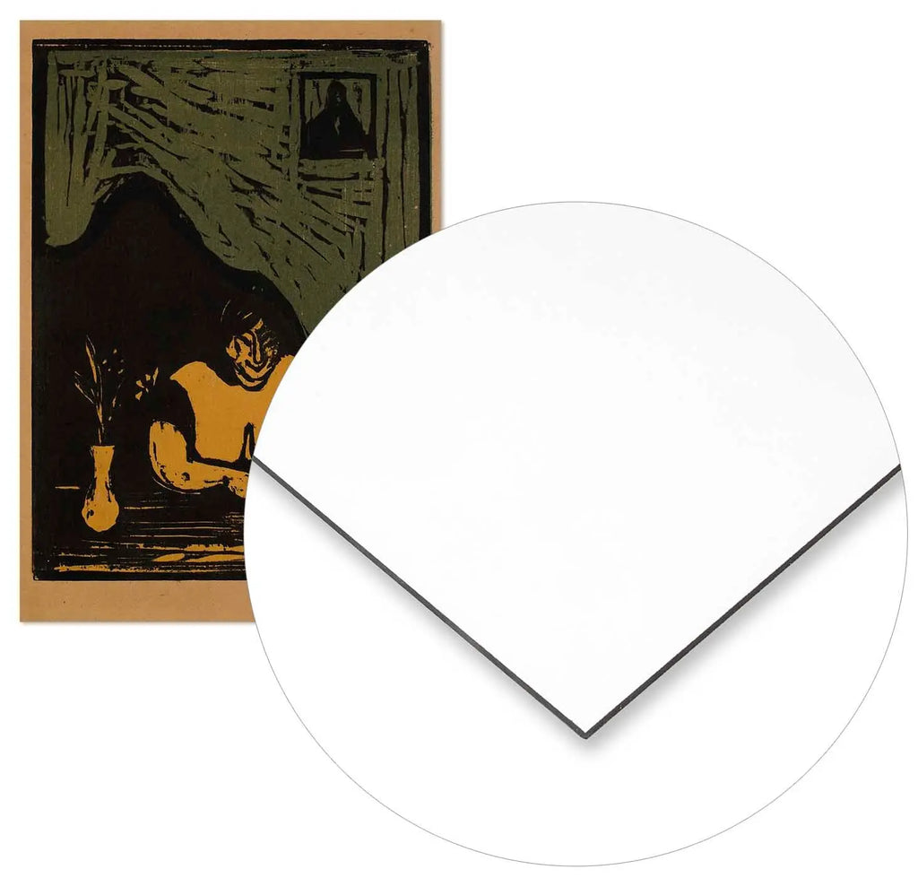 Cuadro Edvard Munch Mujer Home & Living Metal70x100cm