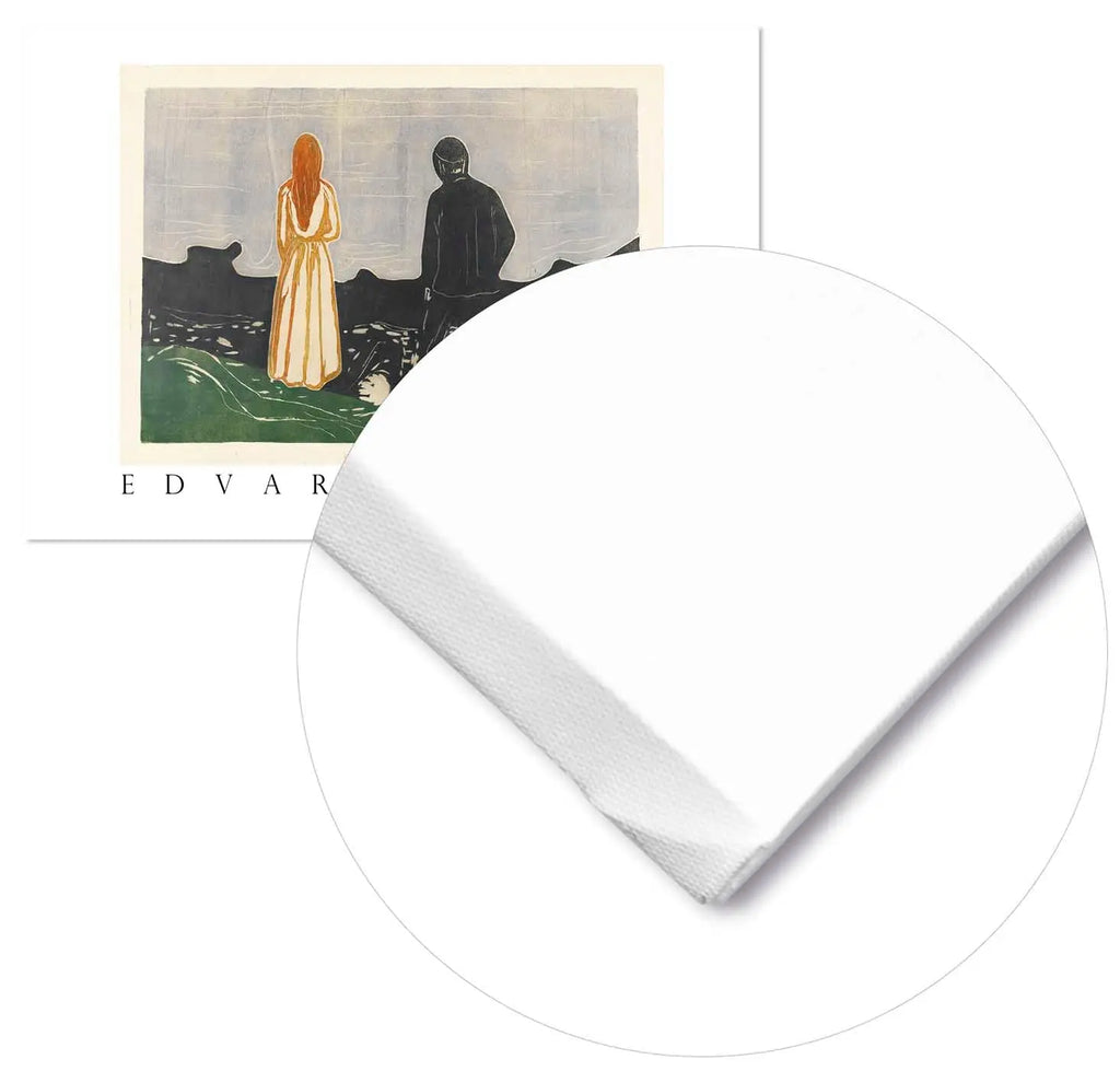Cuadro Edvard Munch Solitarios Home & Living Lienzo30x21cm