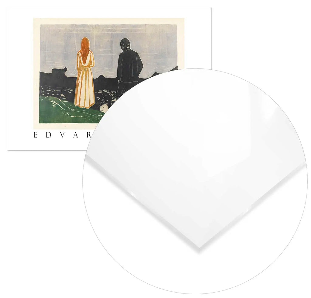 Cuadro Edvard Munch Solitarios Home & Living MetacrilatoEnmarcado30x21cm