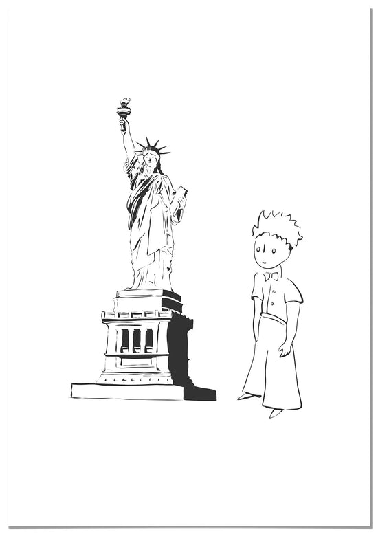 Cuadro El Principito Nueva York freeshipping - Home and Living