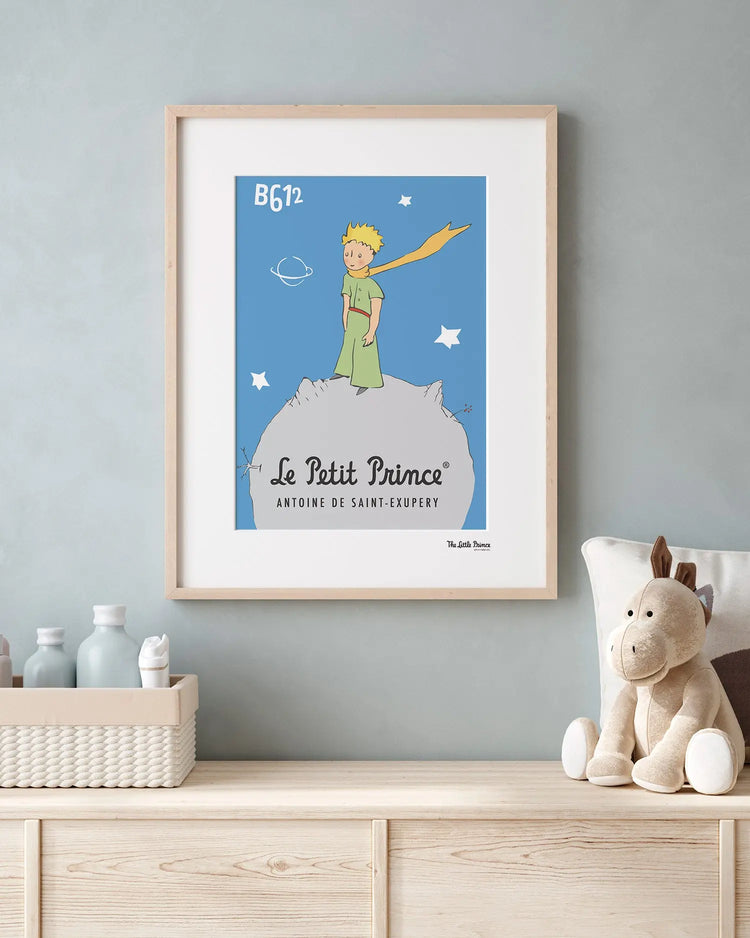 Cuadro El Principito Planeta Gris Sello freeshipping - Home and Living