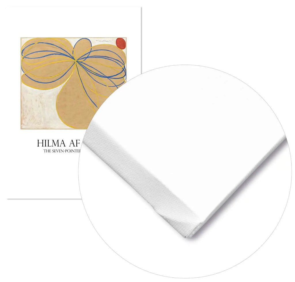 Cuadro Hilma Af Klint Estrellas Siete Puntas freeshipping - Home and Living