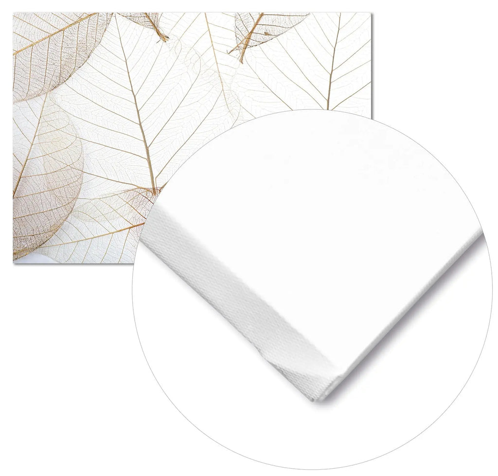 Cuadro Hojas Trasluz Home & Living Lienzo21x30cm