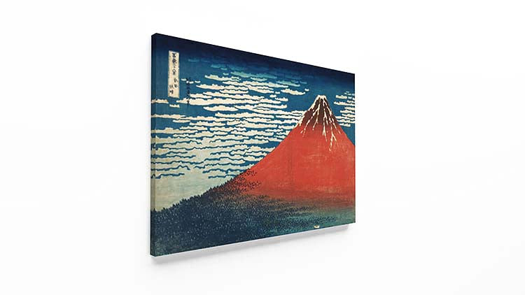 Cuadro Hokusai Volcán Rojo Home & Living 