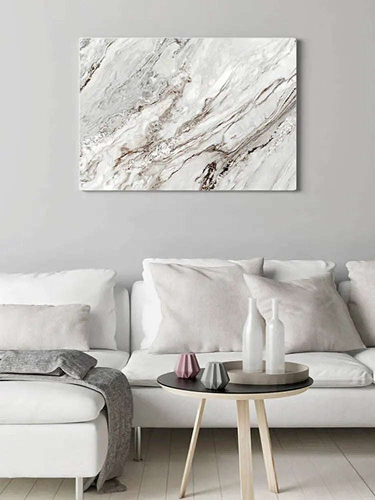 Cuadro Línea Gris Patrón Mármol freeshipping - Home and Living