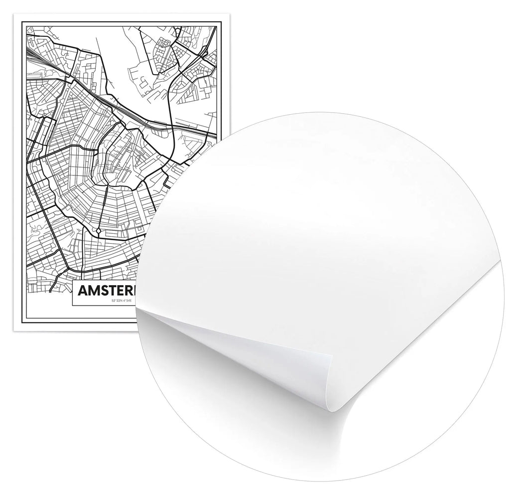 Cuadro Mapa Ámsterdam freeshipping - Home and Living