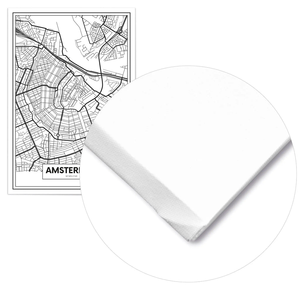 Cuadro Mapa Ámsterdam freeshipping - Home and Living