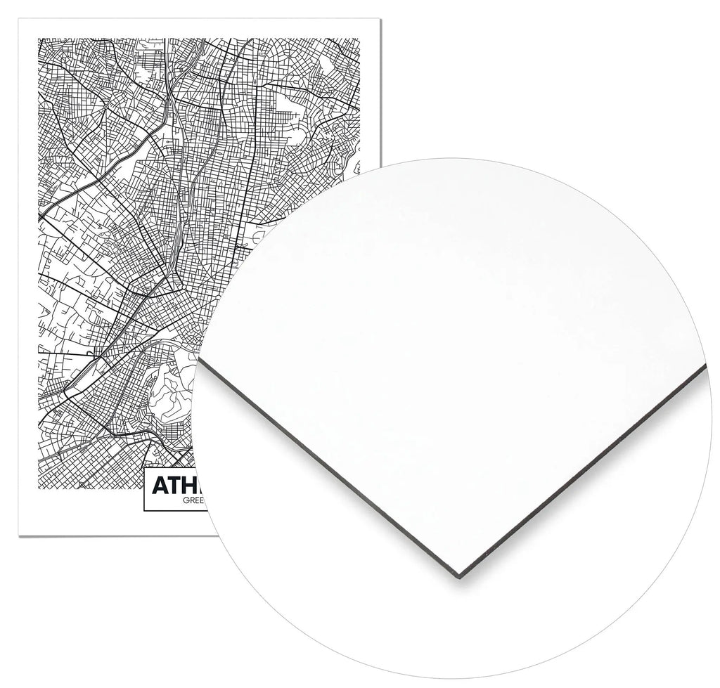 Cuadro Mapa Atenas freeshipping - Home and Living
