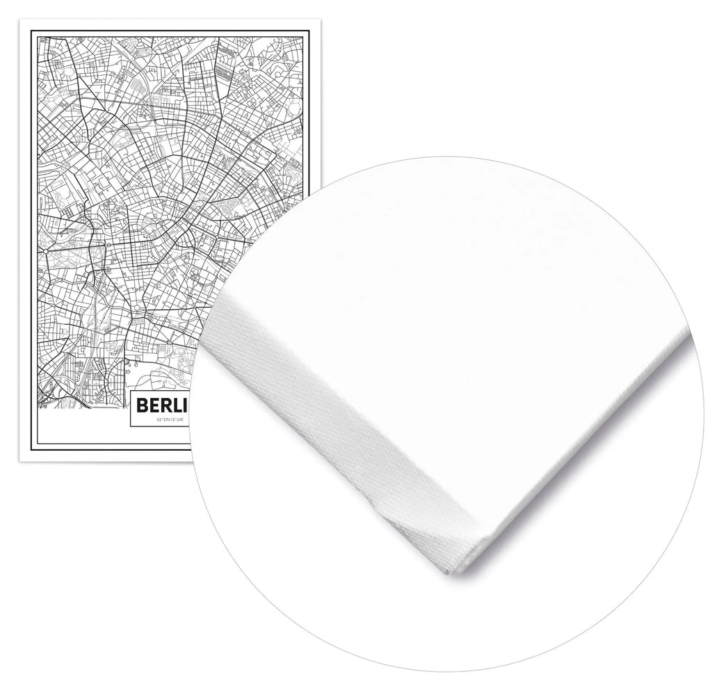 Cuadro Mapa Berlín freeshipping - Home and Living