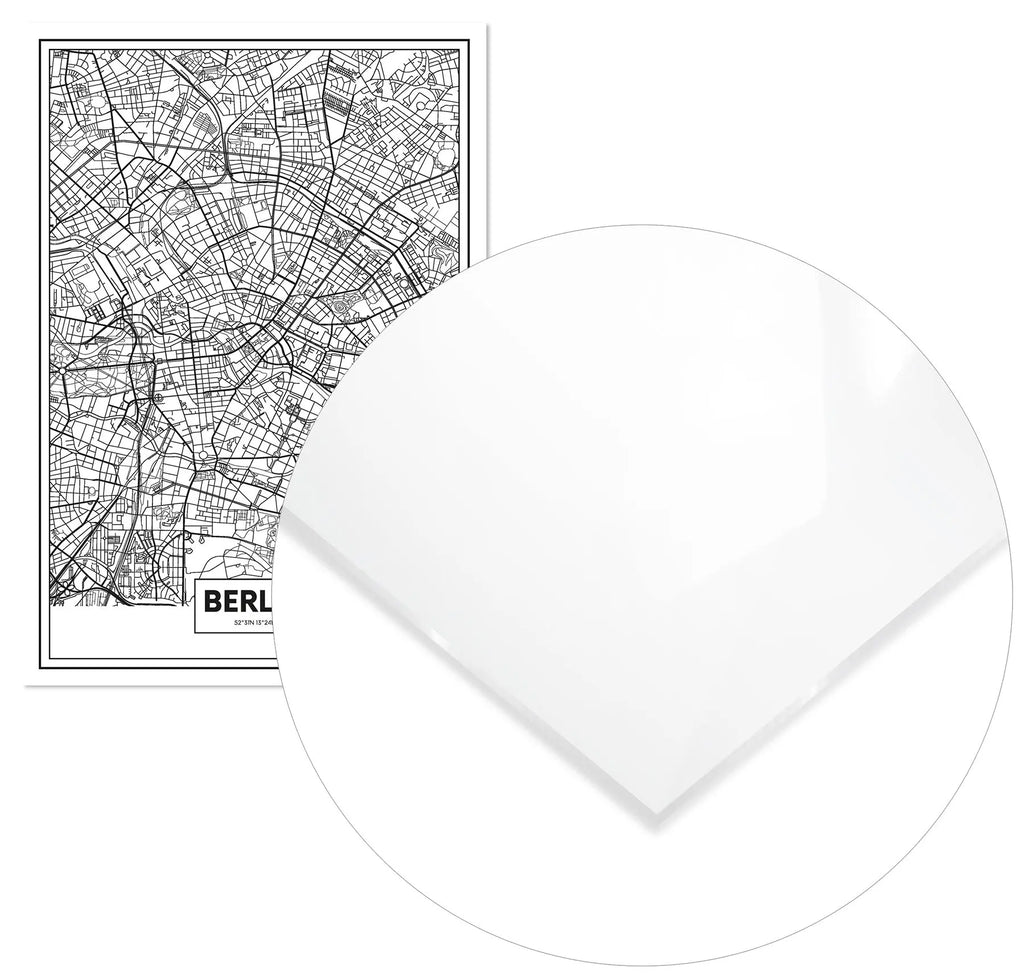 Cuadro Mapa Berlín freeshipping - Home and Living
