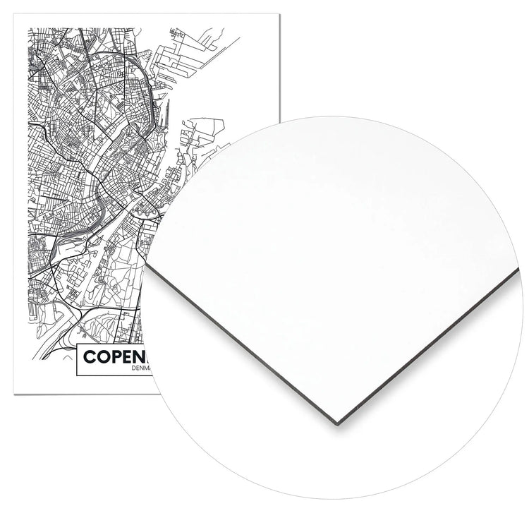 Cuadro Mapa Copenague freeshipping - Home and Living