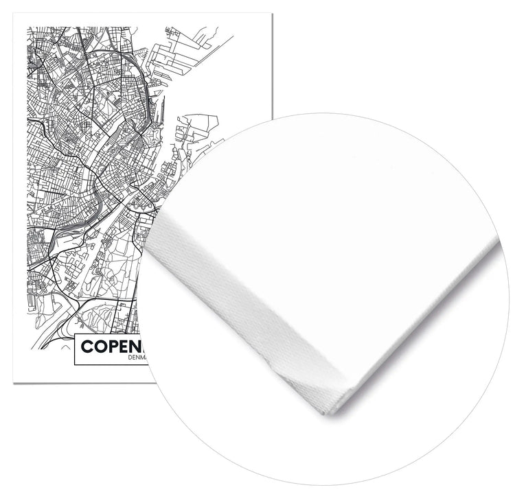 Cuadro Mapa Copenague freeshipping - Home and Living