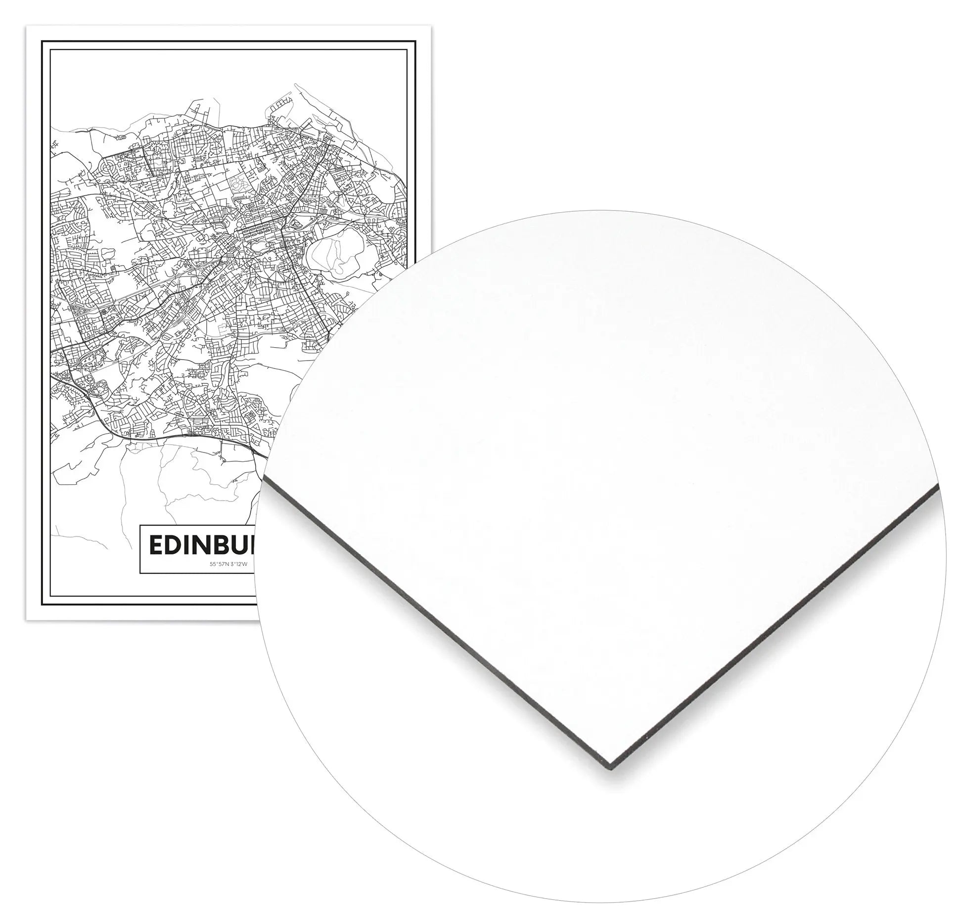 Cuadro Mapa Edimburgo freeshipping - Home and Living