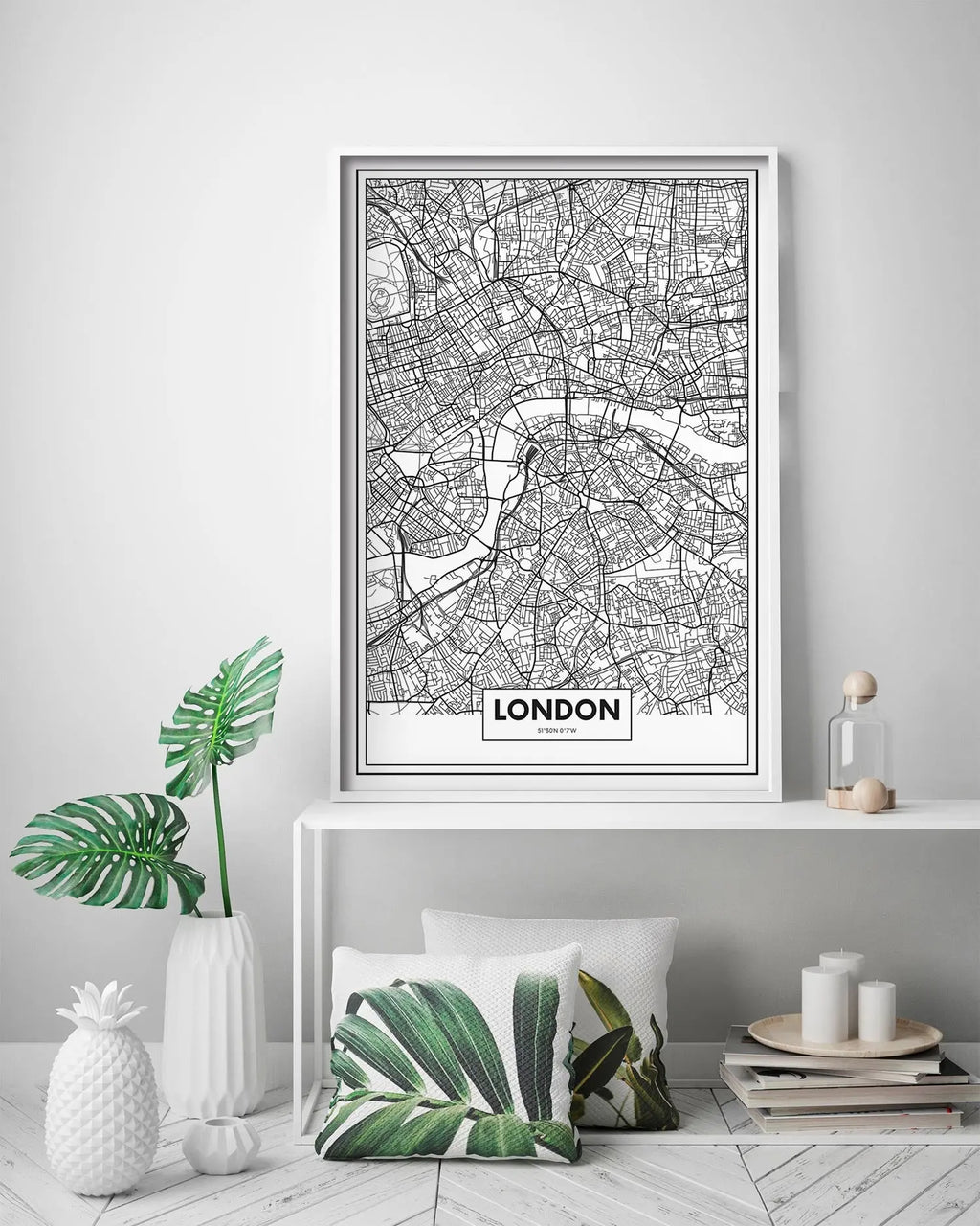 Cuadro Mapa Londres freeshipping - Home and Living