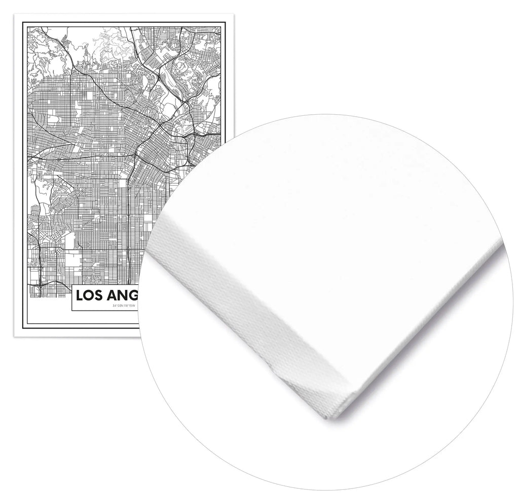 Cuadro Mapa Los Ángeles freeshipping - Home and Living