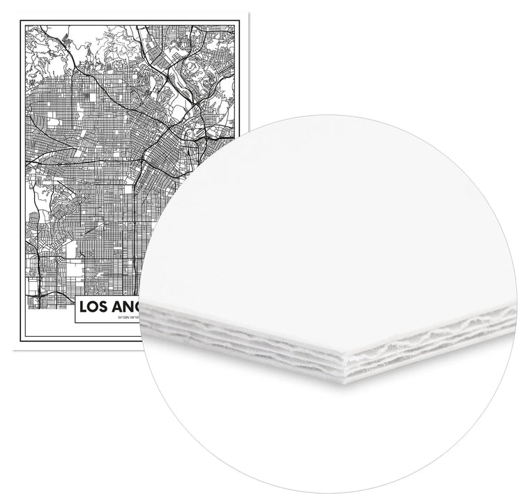 Cuadro Mapa Los Ángeles Home & Living CuadroEnmarcado70x100cm