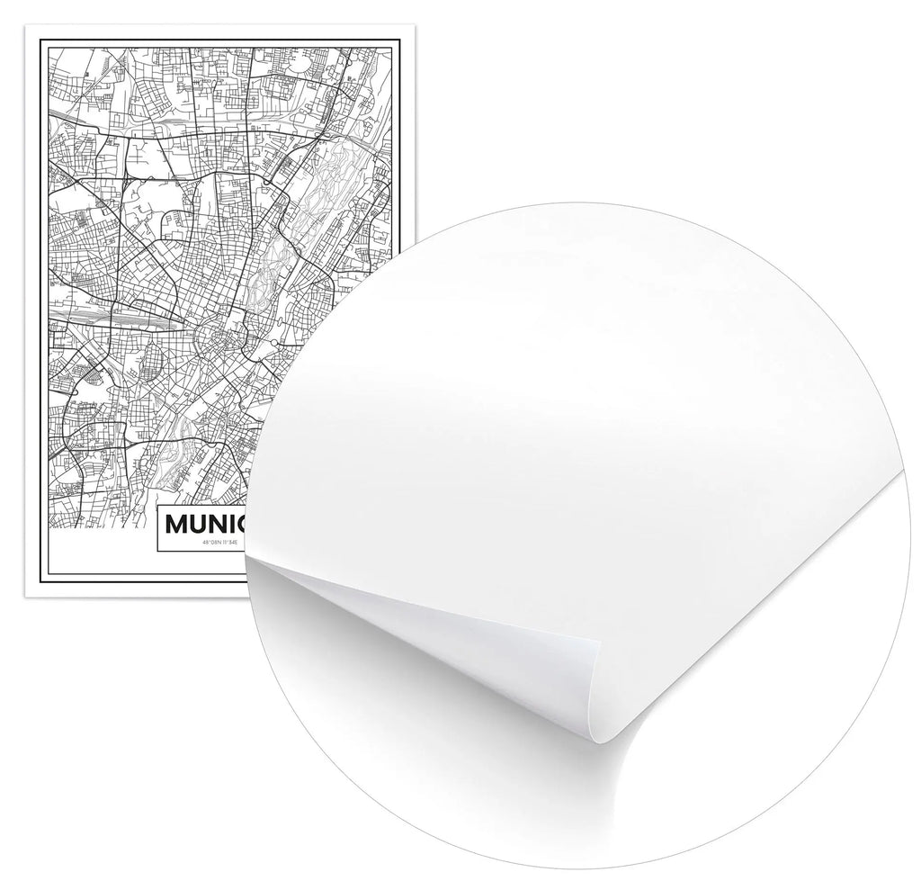 Cuadro Mapa Munich freeshipping - Home and Living
