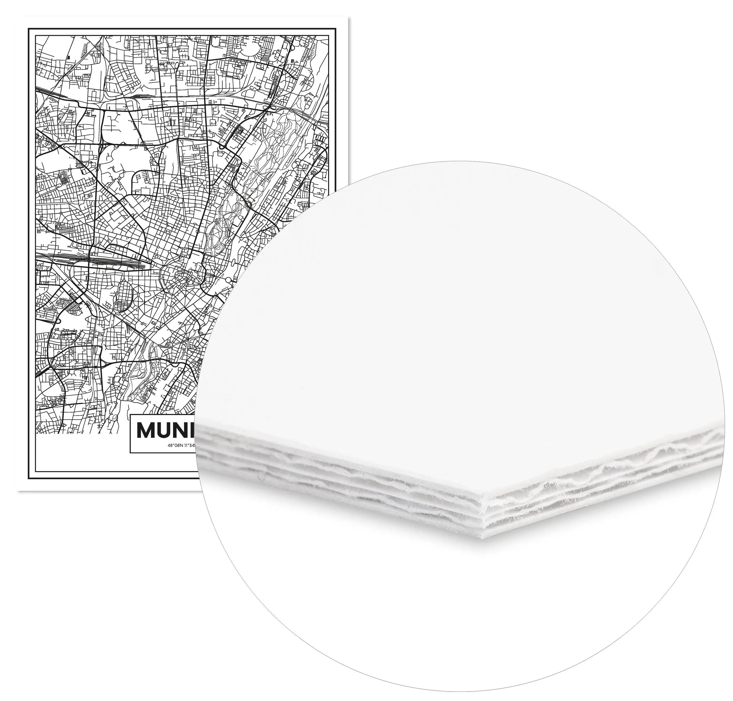 Cuadro Mapa Munich freeshipping - Home and Living