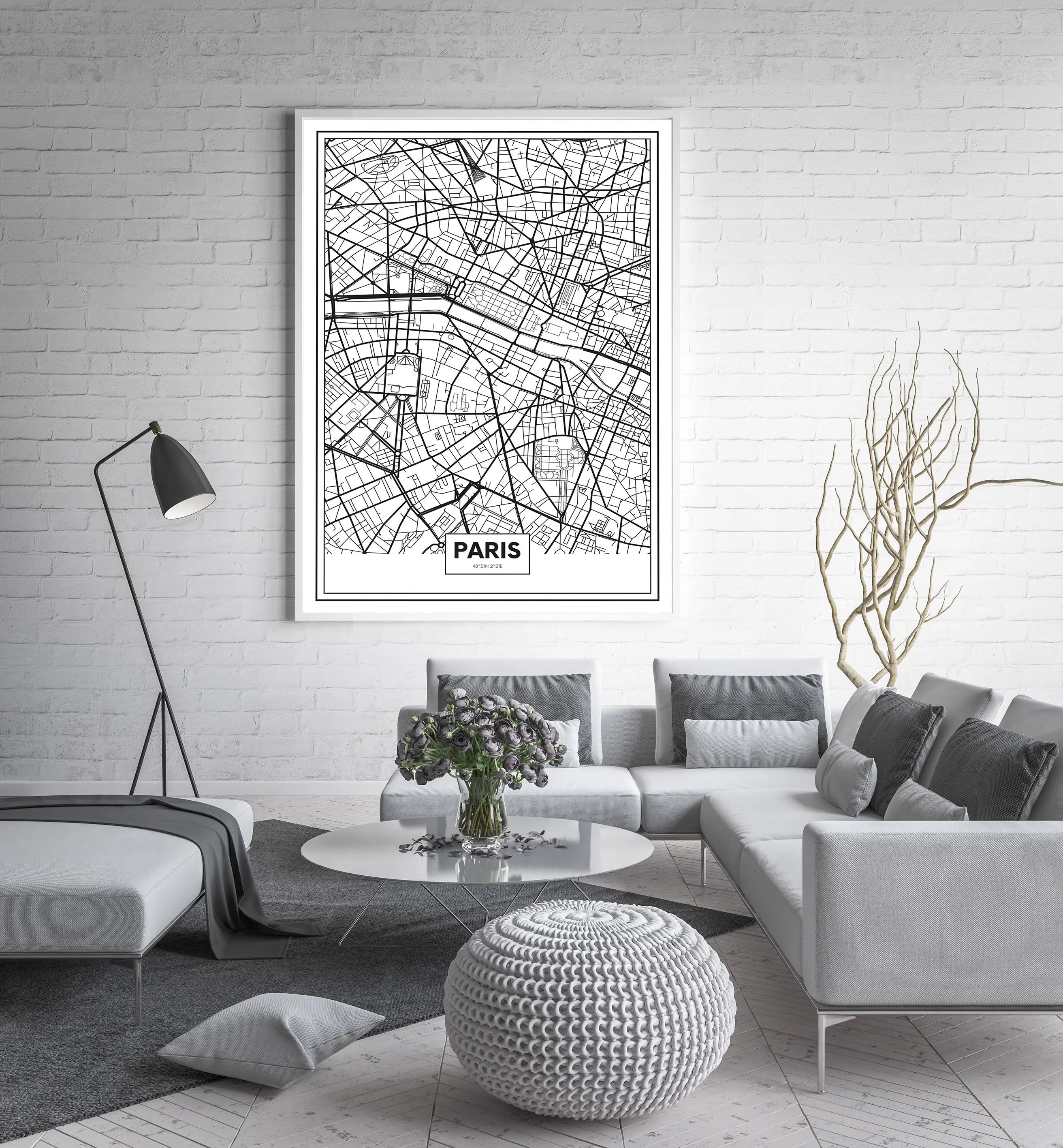 Cuadro Mapa París freeshipping - Home and Living