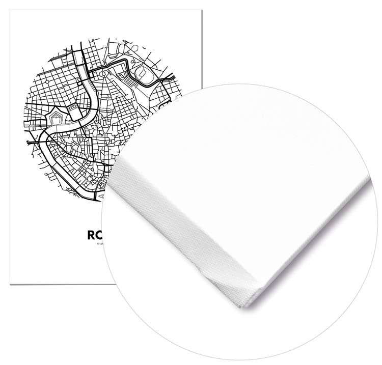 Cuadro Mapa Roma Círculo Home & Living 