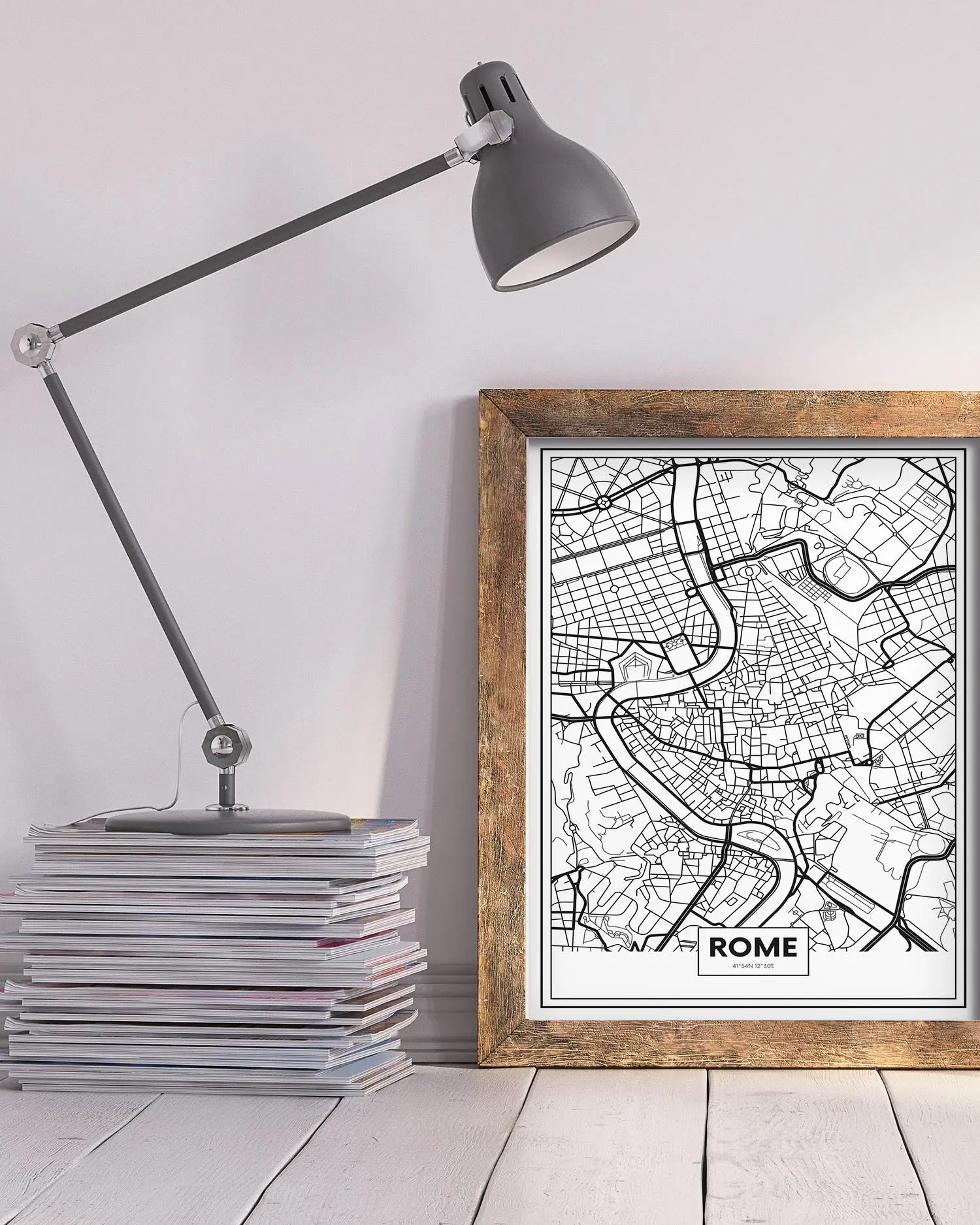 Cuadro Mapa Roma freeshipping - Home and Living