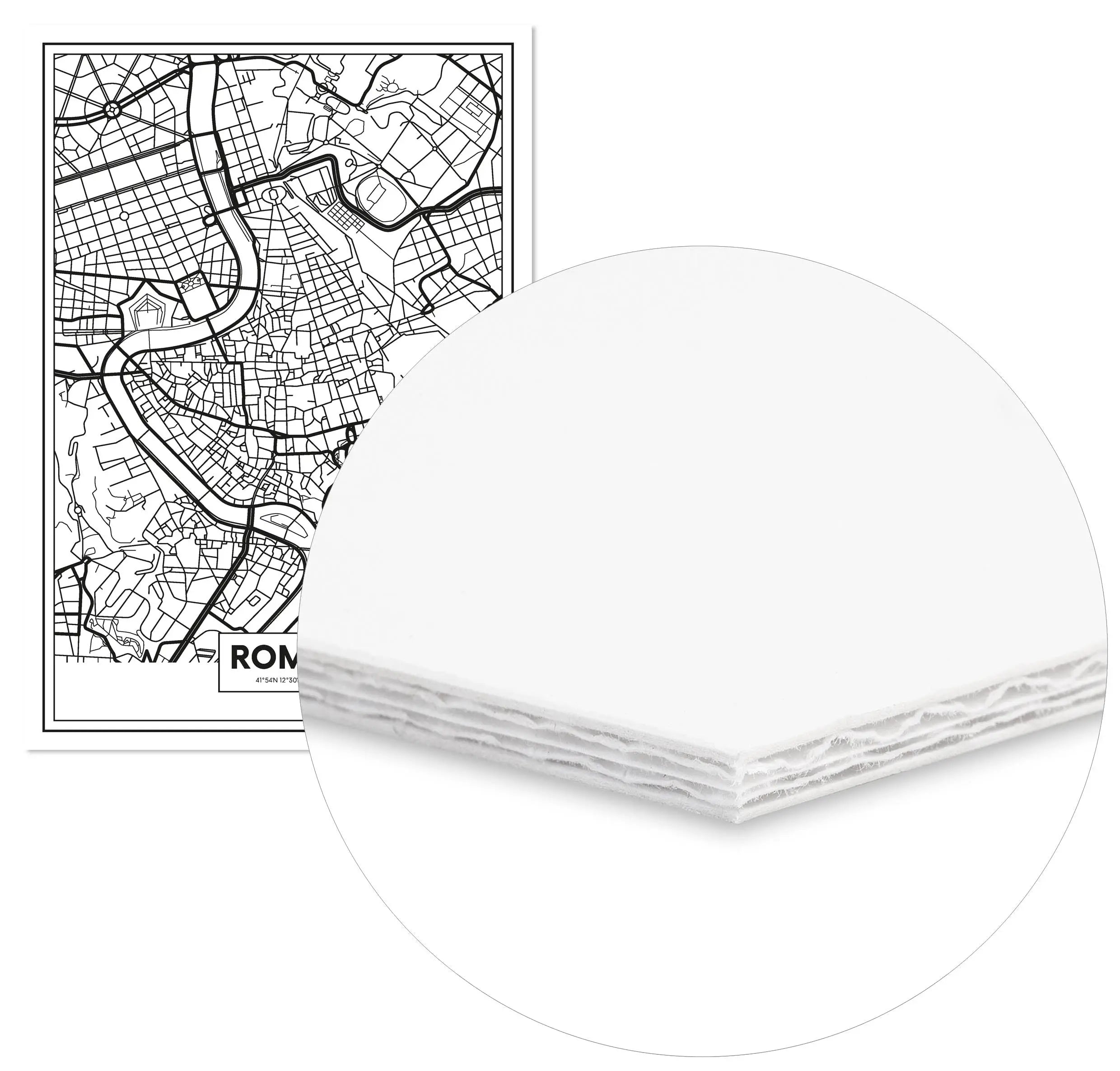 Cuadro Mapa Roma freeshipping - Home and Living