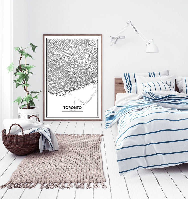 Cuadro Mapa Toronto freeshipping - Home and Living