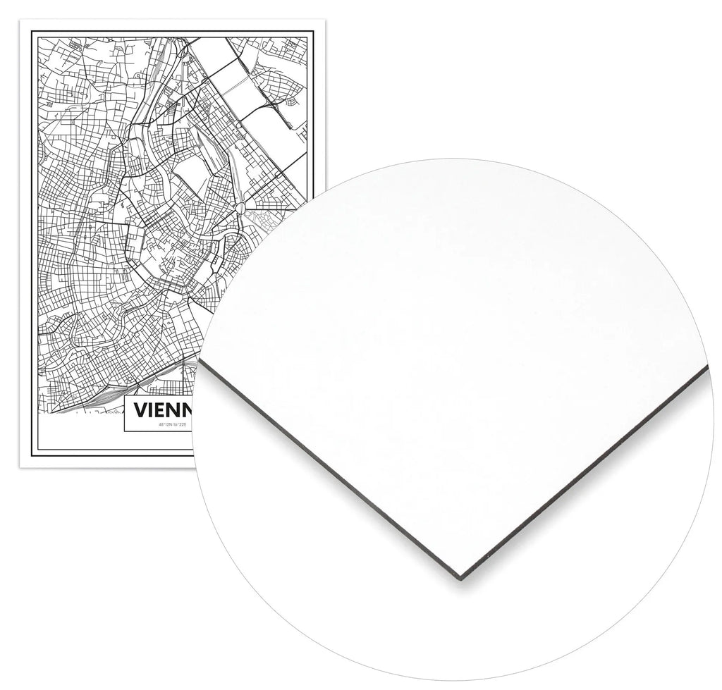 Cuadro Mapa Viena freeshipping - Home and Living