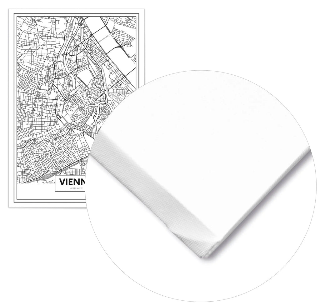Cuadro Mapa Viena freeshipping - Home and Living