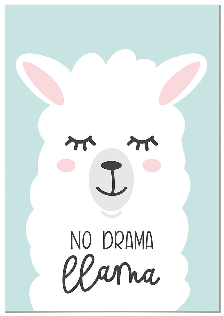 Cuadro No Drama Llama Home & Living 