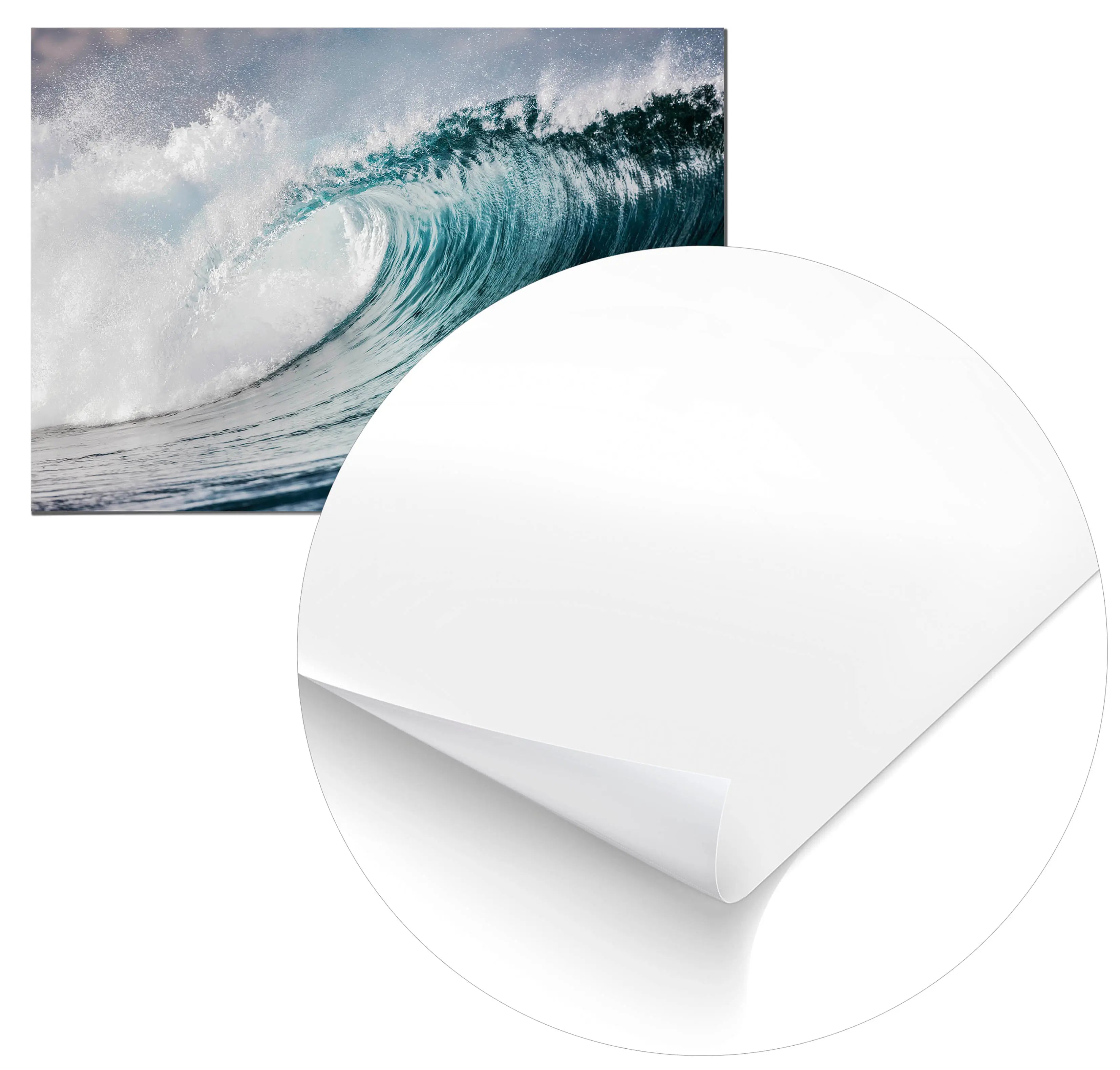 Cuadro Ola en la Bahía Waimea Hawaii freeshipping - Home and Living