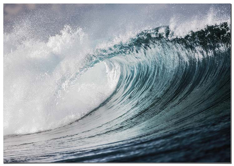 Cuadro Ola en la Bahía Waimea Hawaii Home & Living 