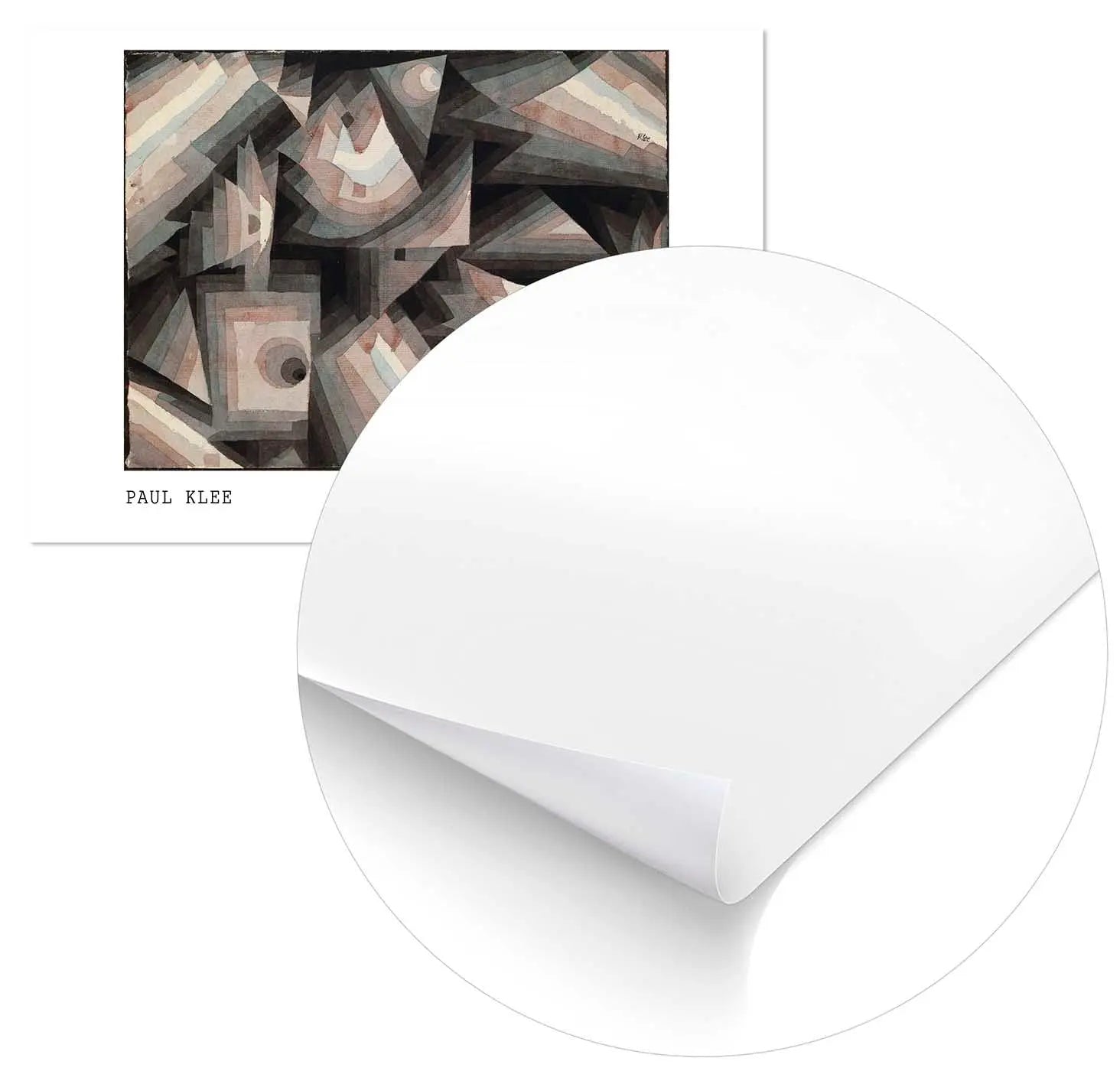 Cuadro Paul Klee Cristal Home & Living Póster30x21cm