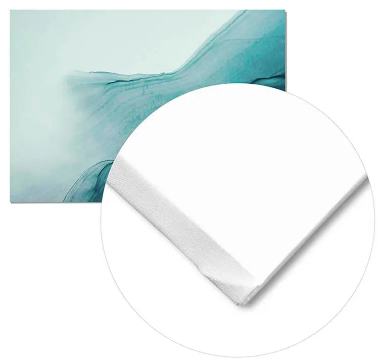 Cuadro Pintura Abstracta Fondo Azulado freeshipping - Home and Living