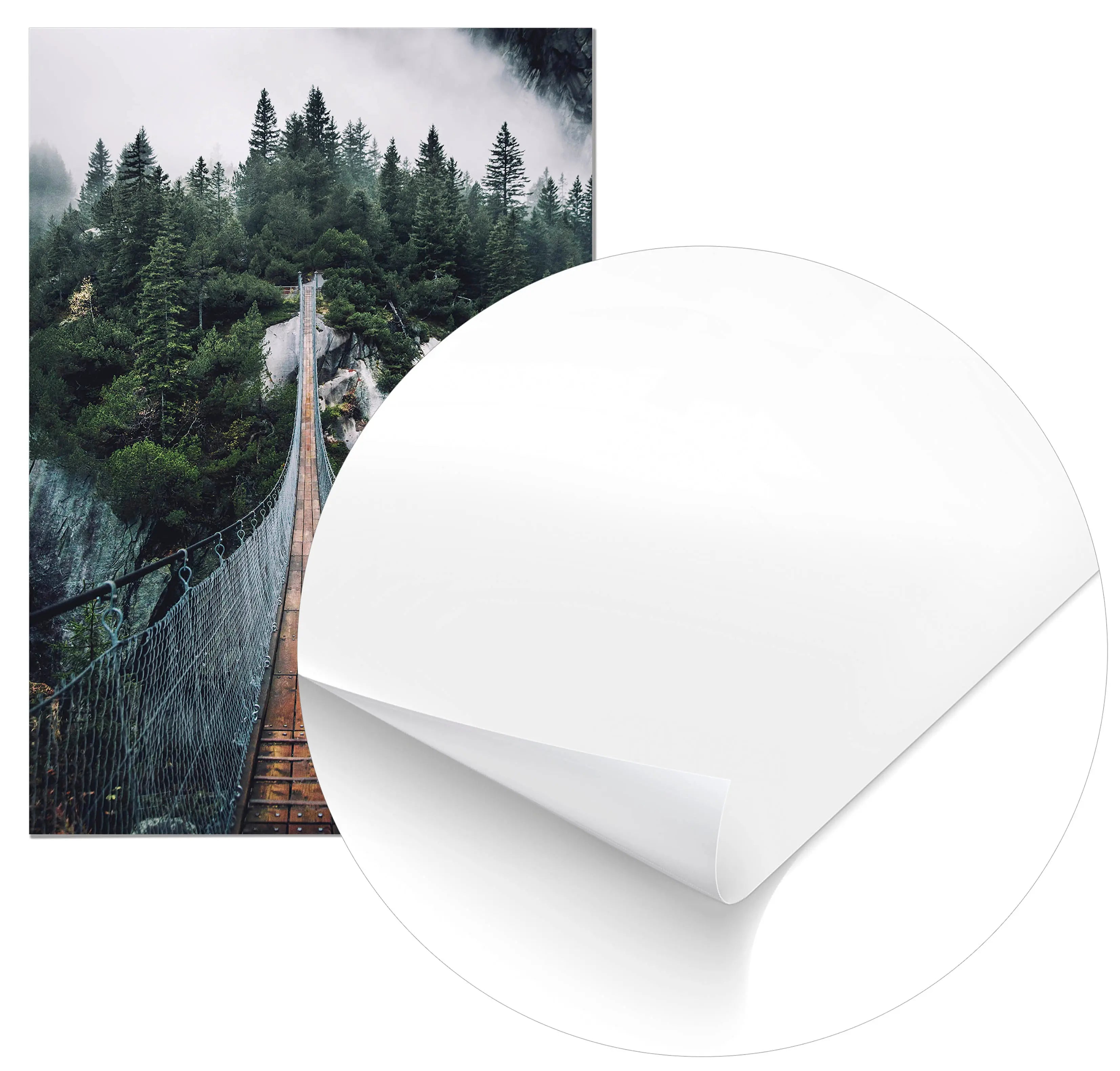 Cuadro Puente de Madera Colgante freeshipping - Home and Living