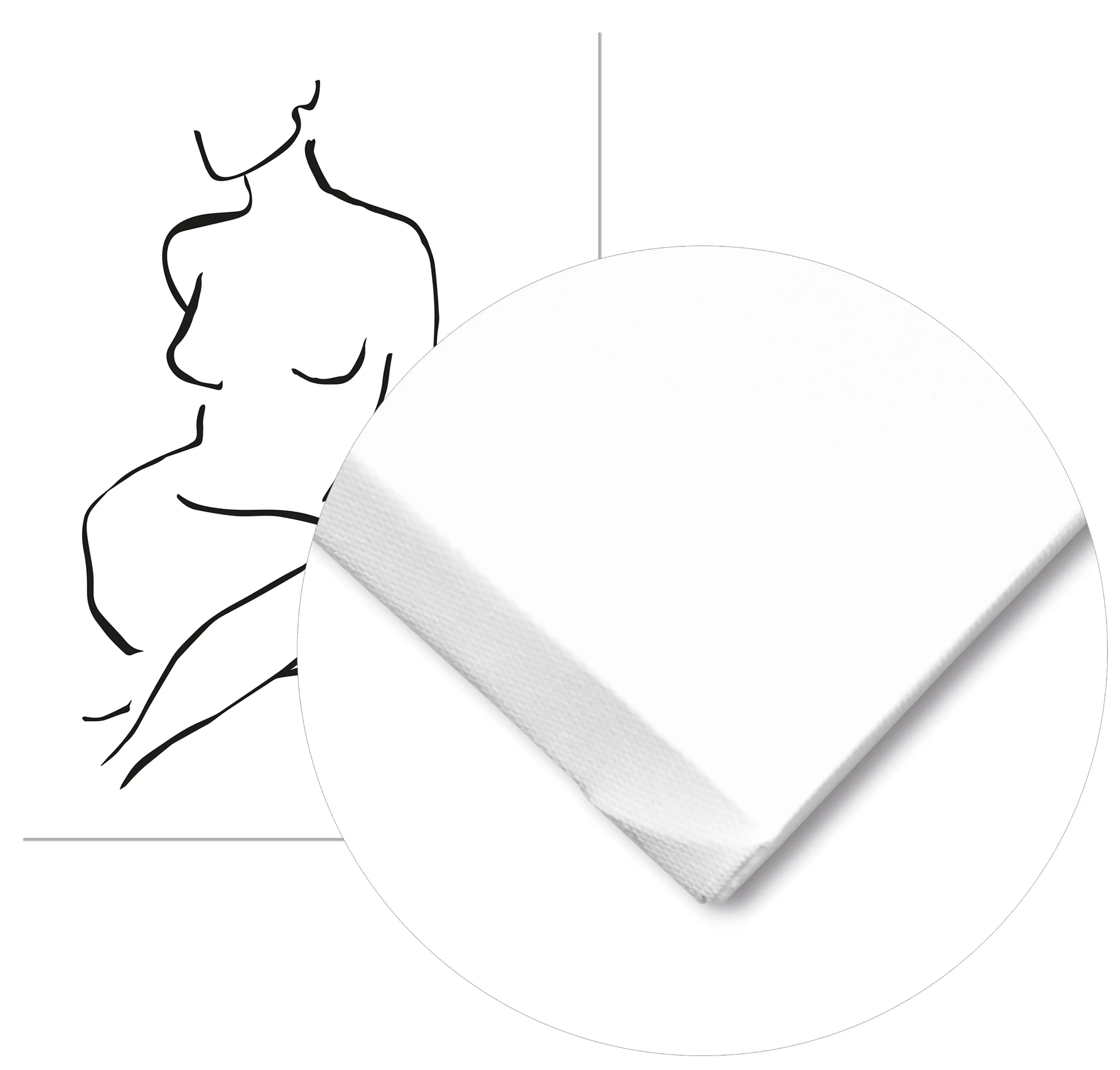 Cuadro Silueta Mujer Frontal freeshipping - Home and Living