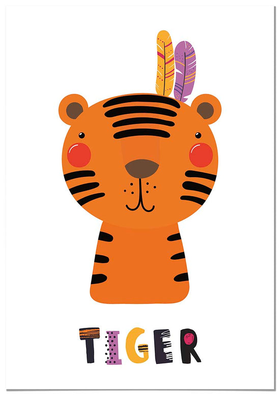 Cuadro Tigre Infantil Home & Living 