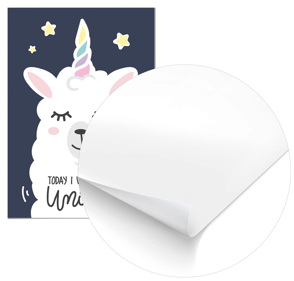 Cuadro Today I will be a Unicorn Home & Living Póster70x100cm