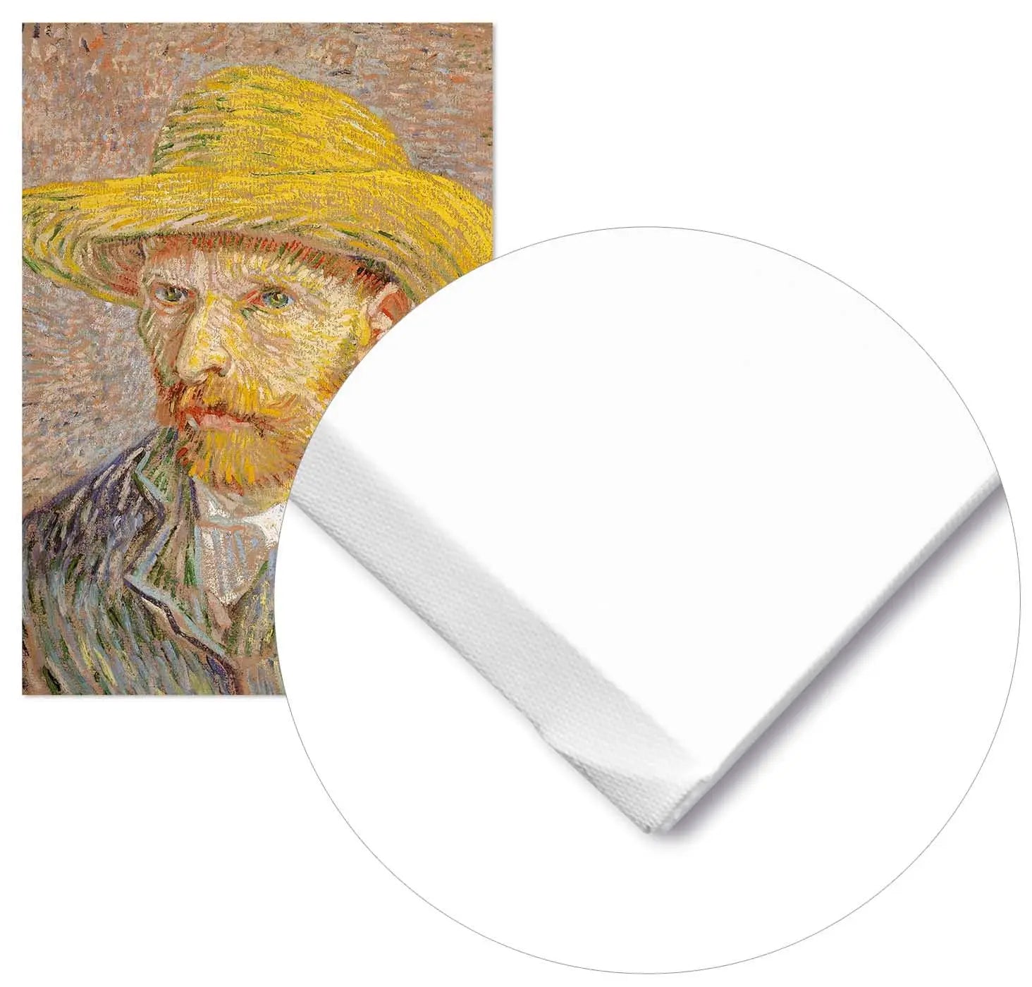 Cuadro Van Gogh Autorretrato Home & Living Lienzo70x100cm